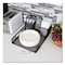 Mind Reader Network Collection Utensil, Napkin and Plate Countertop Organizer, 11.5 x 14.75 x 5.5, Metal, Black PSNAMESH-BLK - alternate 4